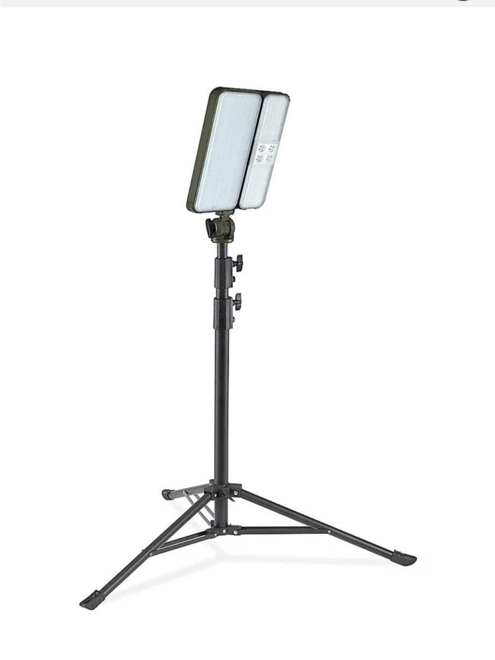 Adjustable Black LED Panel Tripod Reading Light